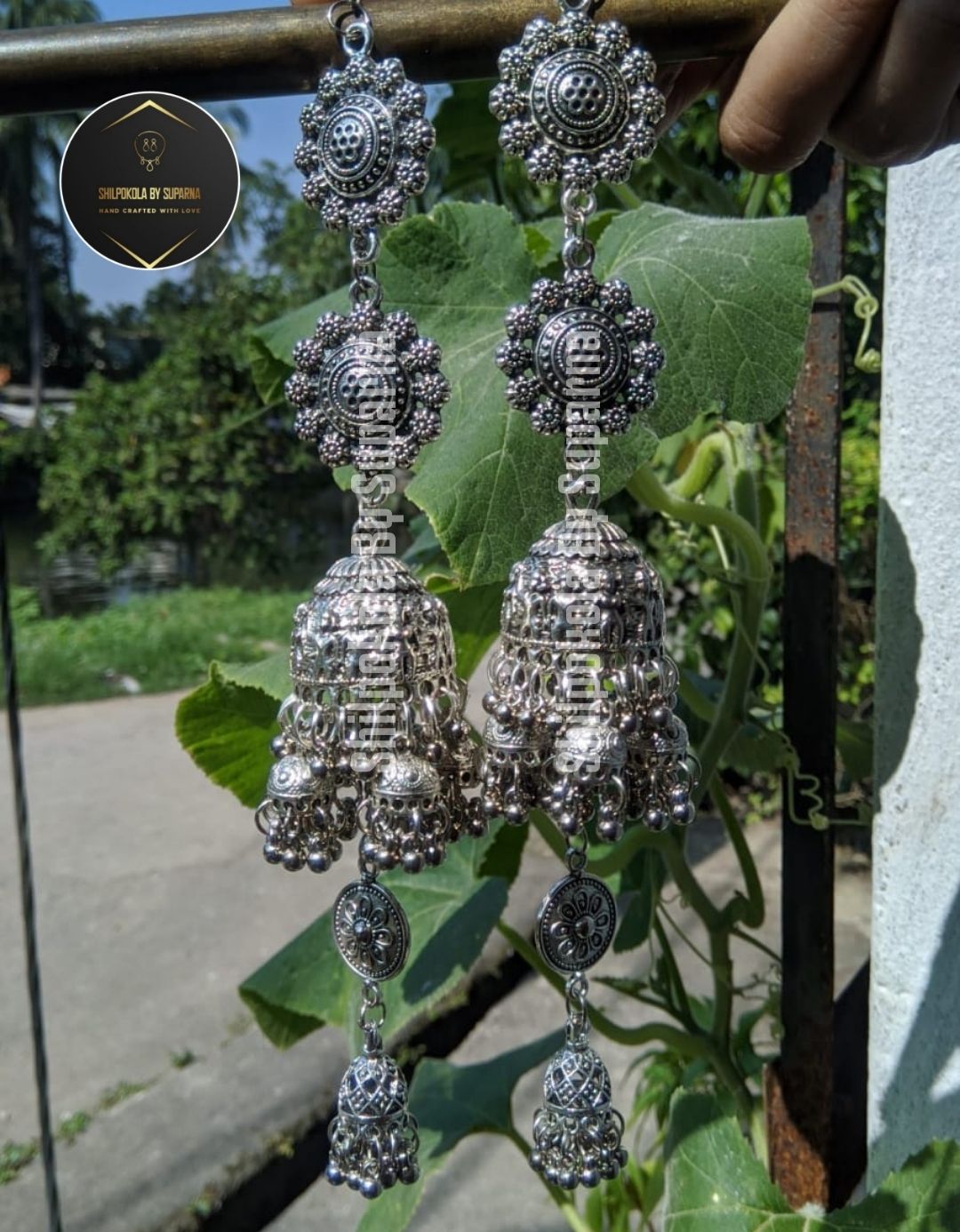 Handcrafted Pendant with Multi Layer Fabric Strings | Ritz Fashion Trendz